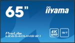 iiyama ProLite LE6540UHS++B-Ware++65" 16:9 4K 18/7 Display schwarz