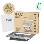CLUB3D Verstellbarer Aluminium-Laptop-Ständer mit USB-C® Hub
