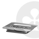 CLUB3D Verstellbarer Aluminium-Laptop-Ständer mit USB-C® Hub