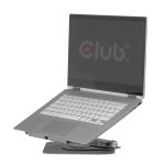 CLUB3D Verstellbarer Aluminium-Laptop-Ständer mit USB-C® Hub