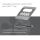 CLUB3D Verstellbarer Aluminium-Laptop-Ständer mit USB-C® Hub