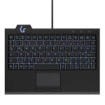 KeySonic Super-Mini-TAS Touchpad,B-light,BK, KSK-3210ELU(UK)
