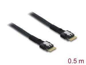 DELOCK PCIe 4.0 Kabel Slim SAS SFF-8654 4i zu Slim SAS SFF-8