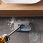 Dyson V12 Submarine 3-in-1 Stabstaubsauger Akku Trocken&Nass HEPA Beutellos 0,35 l Nickel, Gelb