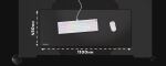 GENESIS Carbon 500 Ultra Logo Gaming mouse pad Schwarz