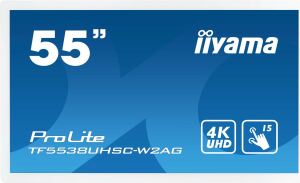 iiyama ProLite TF5538UHSC-W2AG++B-Ware++ 55" 16:9 4K 24/7 Open Frame Touch weiß