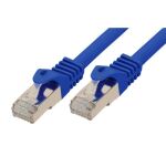 Shiverpeaks RJ45 Patchkabel-Flach, Cat7, slim, 0,25m blau