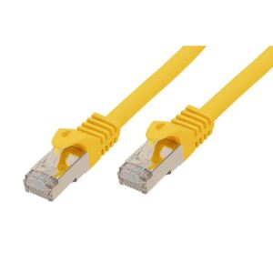 Shiverpeaks RJ45 Patchkabel-Flach, Cat7, slim, 0,25m gelb