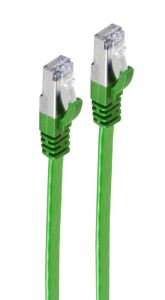 Shiverpeaks RJ45 Patchkabel-Flach, Cat7, slim, 1,0m grün