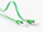 Shiverpeaks RJ45 Patchkabel-Flach, Cat7, slim, 1,0m grün