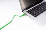 Shiverpeaks RJ45 Patchkabel-Flach, Cat7, slim, 1,0m grün
