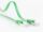 Shiverpeaks RJ45 Patchkabel-Flach, Cat7, slim, 1,0m grün