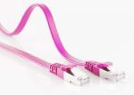 Shiverpeaks RJ45 Patchkabel-Flach, Cat7, slim, 1,0m magenta