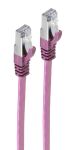 Shiverpeaks RJ45 Patchkabel-Flach, Cat7, slim, 1,0m violett