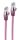 Shiverpeaks RJ45 Patchkabel-Flach, Cat7, slim, 1,0m violett
