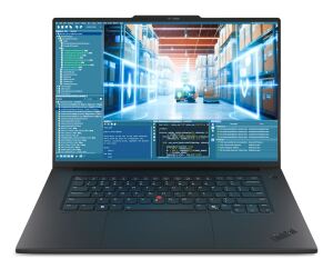 Lenovo ThinkPad P1 Gen 8 Copilot+ PC Intel Core Ultra 7 255H Mobiler Arbeitsplatz 40,6 cm (16") WUXGA 32 GB LPDDR5x-SDRAM 512 GB SSD NVIDIA RTX PRO 1000 Blackwell Wi-Fi 7 (802.11be) Windows 11 Pro Deutsch Schwarz