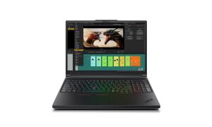 Lenovo ThinkPad P16 Gen 3 Intel Core Ultra 7 255HX Laptop 40,6 cm (16") WUXGA 32 GB DDR5-SDRAM 1 TB SSD NVIDIA RTX PRO 3000 Blackwell Wi-Fi 7 (802.11be) Windows 11 Pro Deutsch Schwarz