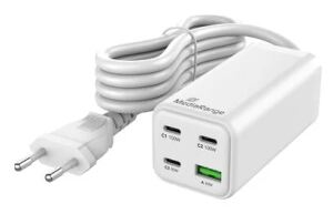 MediaRange MRMA124 Ladegerät für Mobilgeräte Laptop, Smartphone, Tablets Weiß AC Schnellladung Drinnen