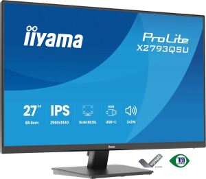 iiyama ProLite X2793QSU-B1 Computerbildschirm 68,6 cm (27") 2560 x 1440 Pixel Quad HD LED Schwarz