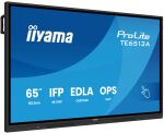 iiyama TE6513A-B2AG Signage-Display Interaktiver Flachbildschirm 163,8 cm (64.5") WLAN 500 cd/m² 4K Ultra HD Schwarz Touchscreen Eingebauter Prozessor Android 24/7