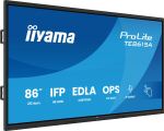 iiyama TE8615A-B2AG Signage-Display Interaktiver Flachbildschirm 2,17 m (85.6") WLAN 550 cd/m² 4K Ultra HD Schwarz Touchscreen Eingebauter Prozessor Android 24/7