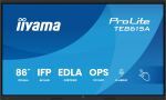iiyama TE8615A-B2AG Signage-Display Interaktiver Flachbildschirm 2,17 m (85.6") WLAN 550 cd/m² 4K Ultra HD Schwarz Touchscreen Eingebauter Prozessor Android 24/7
