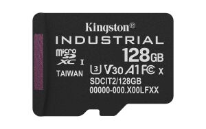 Kingston Technology 128GB microSDXC Industrial C10 A1 pSLC Karte Einzelpackung ohne Adapter