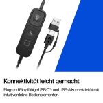 HP Poly Mission 425 Stereo-USB-Headset, kabelgebunden, Classic (Bulk)