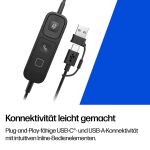 HP Poly Mission 425 kabelgebundenes Stereo-USB-Headset (unverpackt)