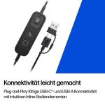 HP Poly Mission 615 Mono-USB-Headset (kabelgebunden) (Bulk)