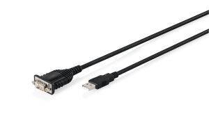 Digitus USB 2.0 auf RS232 Adapterkabel, 1,8 m, integrierter FTDI FT232RNL-Chipsatz