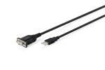 Digitus USB 2.0 auf RS232 Adapterkabel, 1,8 m, integrierter FTDI FT232RNL-Chipsatz