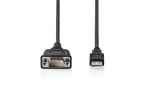 Digitus USB 2.0 auf RS232 Adapterkabel, 1,8 m, integrierter FTDI FT232RNL-Chipsatz