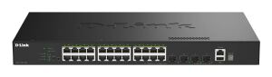D-Link 28-Port Smart Managed PoE Gigabit Stack Switch 4x 10G