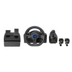 Blade BL7002 Gaming-Controller Schwarz, Blau USB Lenkrad + Pedale + Schalthebel PC, PlayStation 5