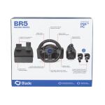 Blade BL7002 Gaming-Controller Schwarz, Blau USB Lenkrad + Pedale + Schalthebel PC, PlayStation 5