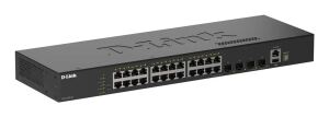 D-Link 28-Port Smart Managed Gigabit Stack Switch 4x 10G