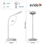 Avide ABLDLRGB-4W Tischleuchte LED Weiß
