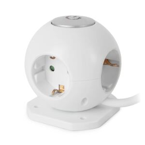Entac Power Ball 3 Steckdosen, 2x2,1A USB-Anschluss mit Schalter 1,5m 3G1,5