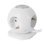 Entac Power Ball 3 Steckdosen, 2x2,1A USB-Anschluss mit...
