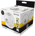 Entac Power Ball 3 Steckdosen, 2x2,1A USB-Anschluss mit Schalter 1,5m 3G1,5