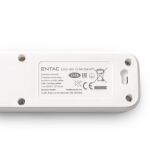 Entac Steckdosen-Verlängerungskabel D2 3 Steckdosen mit Schalter 1,5m 2xUSB-A x 1xUSB-C 3G1.5