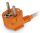 Entac Entac-Verlängerungskabel, 10 m, Orange, 3G1,5