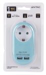 Entac Netzteil 1 Schukosteckdose und 2 USB (insgesamt 2,1...