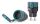 Entac Ferngesteuerte IP44-Steckdose, 2er-Set IP44-Steckdosen mit RC
