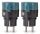Entac Ferngesteuerte IP44-Steckdose, 2er-Set IP44-Steckdosen mit RC