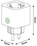Entac Smart Einzelsteckdosenadapter mit Leistungsmesser WIBLE