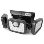 Entac Wandlampe outdoor mit PIR & Solarfunktion  3fach