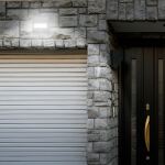 Entac LED-Flutlicht Akku und Solarfunktion 400lm PIR-Sensor