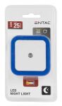 Entac Nachtlicht 0,5 W quadratisch CW blau